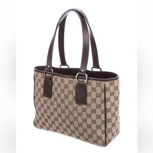 Gucci Canvas Shoulder Tote/Purse